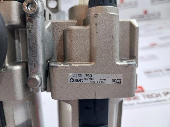 Smc Al30-f03 Filter Regulator Lubricator Unit 1.0 Mpa 0.05~0.85Mpa