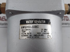 Smc Water Separator 1.0 Mpa 5–60°C Amg350-03Bc