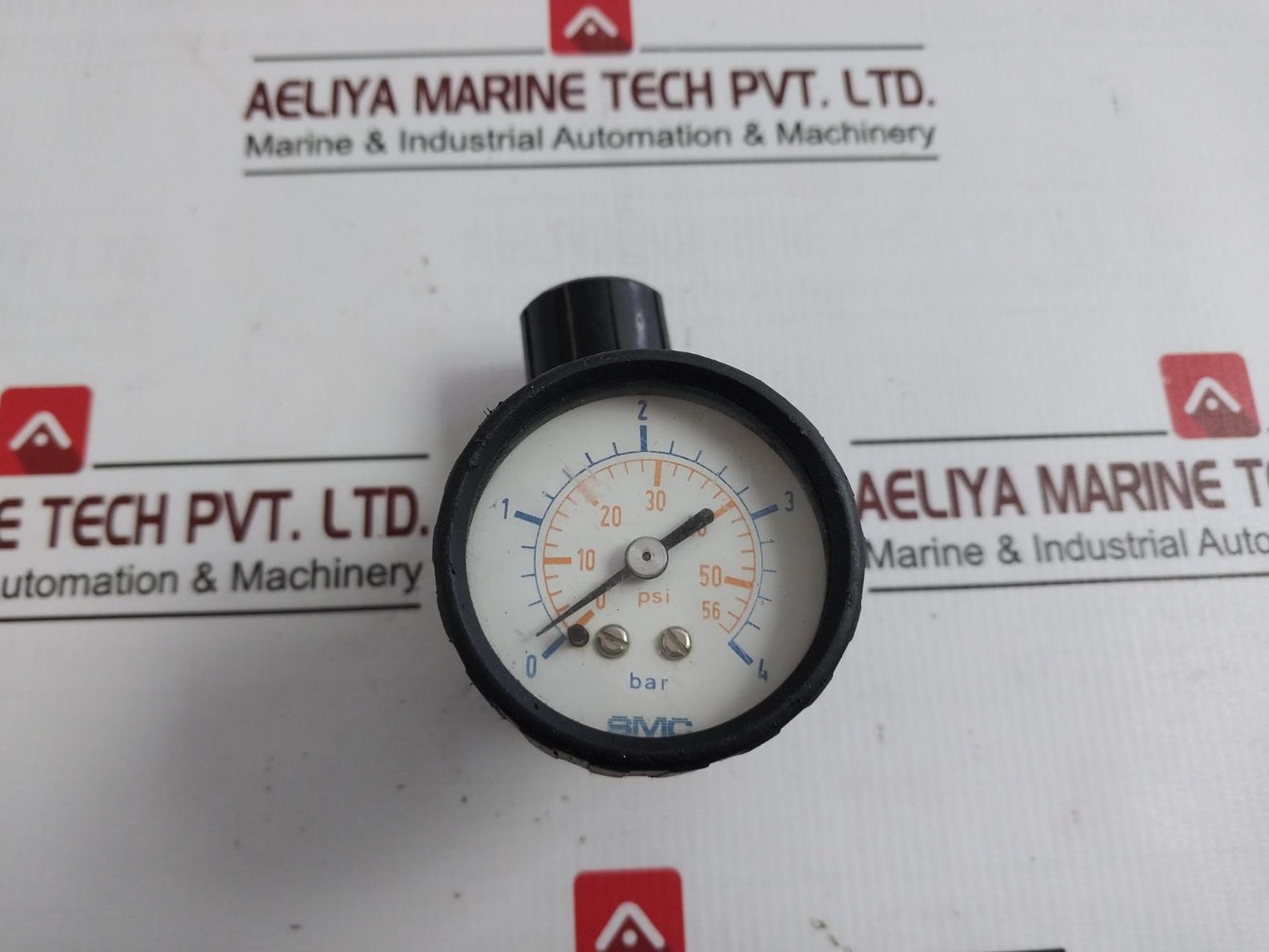 Smc Ar100P Air Pressure Regulator 7-100Psi 0 To 56 Psi 0 To 4 Bar