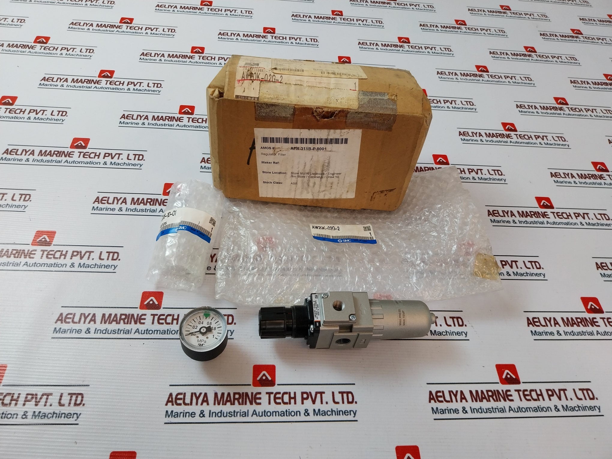 Smc Aw20K-02G-2 Filter Regulator 1.0Mpa