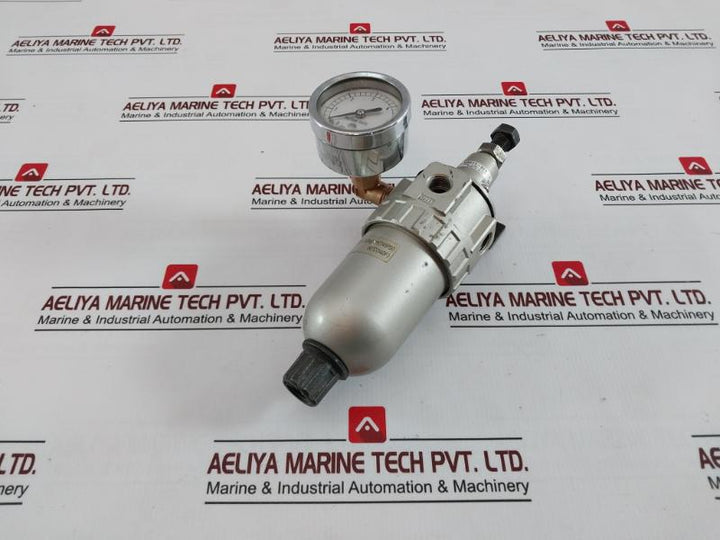 Smc Aw211-02B-2 Filter Regulator 0.05-0.83Mpa 0 To 6 Kgf/Cm2 145Psi 60C