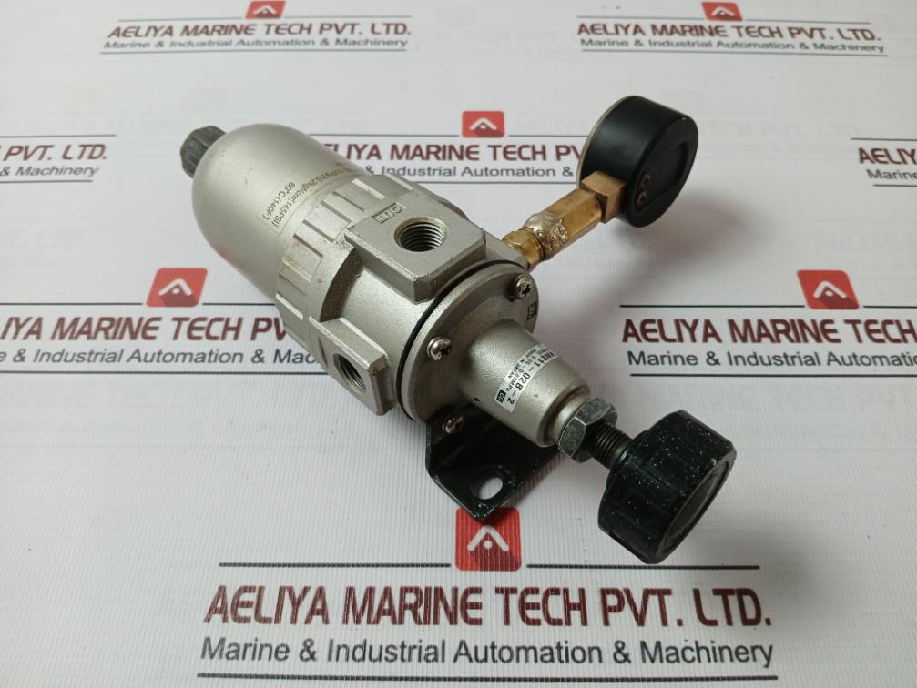 Smc Aw211-02B-2 Filter Regulator 0 To 2 Kgf/Cm2, 0.05-0.83Mpa, 1Mpa 0-30 Psi