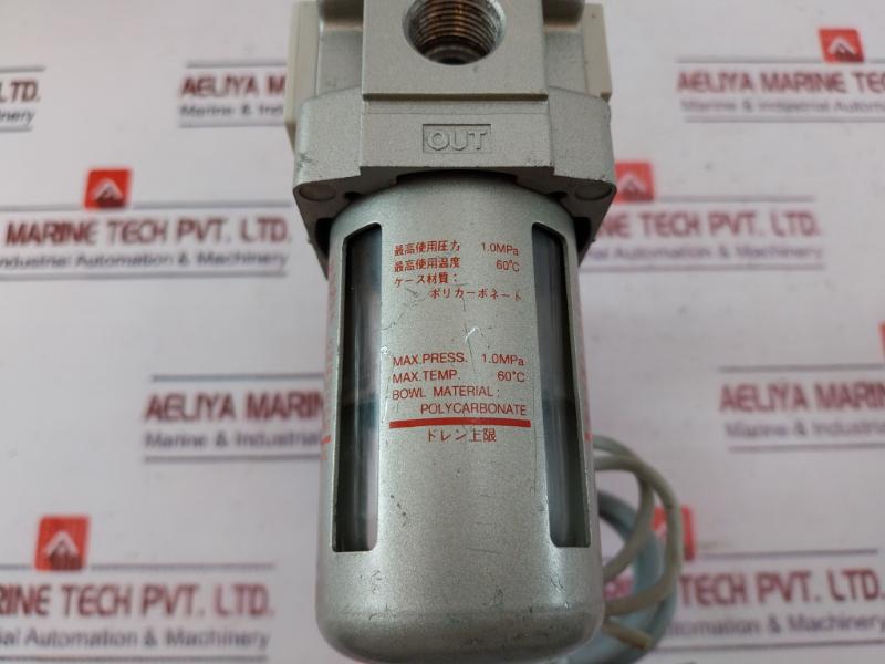 Smc Aw30-03Be Filter Regulator + Vxd2130-03-5D71 2 Way Media Valve Assy