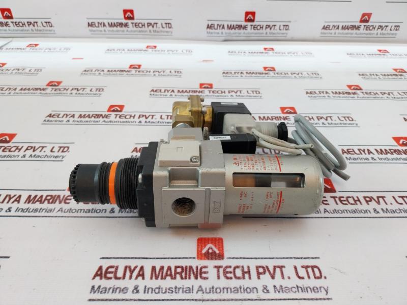 Smc Aw30-03Be Filter Regulator + Vxd2130-03-5D71 2 Way Media Valve Assy