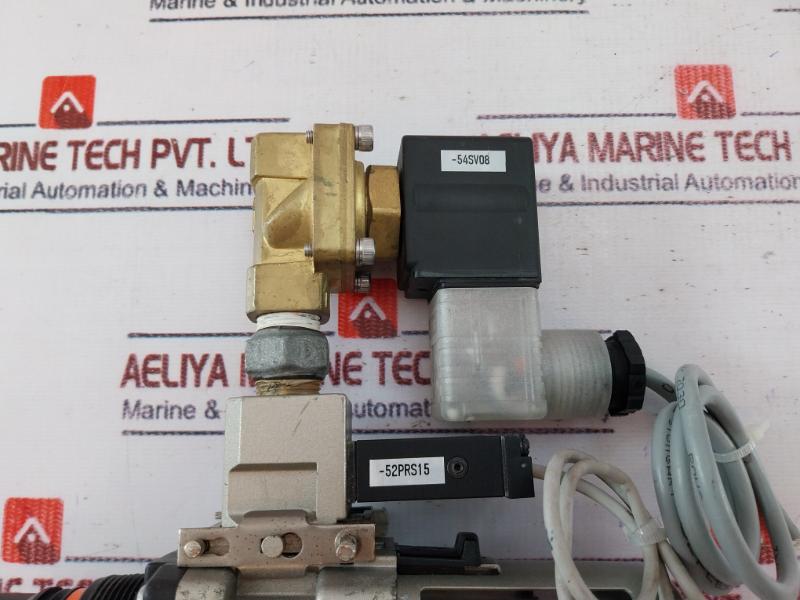 Smc Aw30-03Be Filter Regulator + Vxd2130-03-5D71 2 Way Media Valve Assy