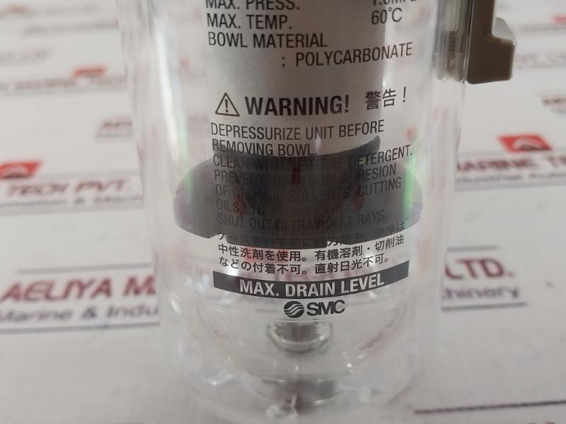 Smc Aw40-04Bg-b Filter Regulator 0.05-0.85Mpa