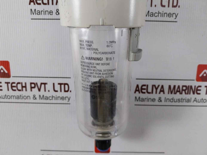Smc Aw60-10bde3-b Filter Regulator 12-24vdc/0-1.0mpa