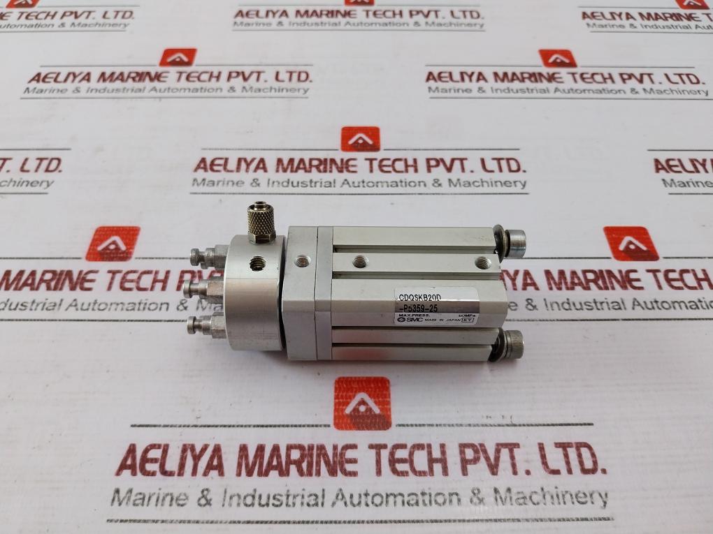 Smc Cdqskb20d-p5359-25 Pneumatic Compact Cylinder Double Acting Auto Switch 1mpa