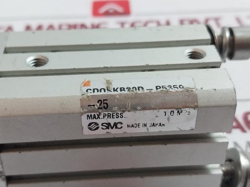 Smc Cdqskb20d-p5359-25 Pneumatic Compact Cylinder Max.press. 1.0mpa