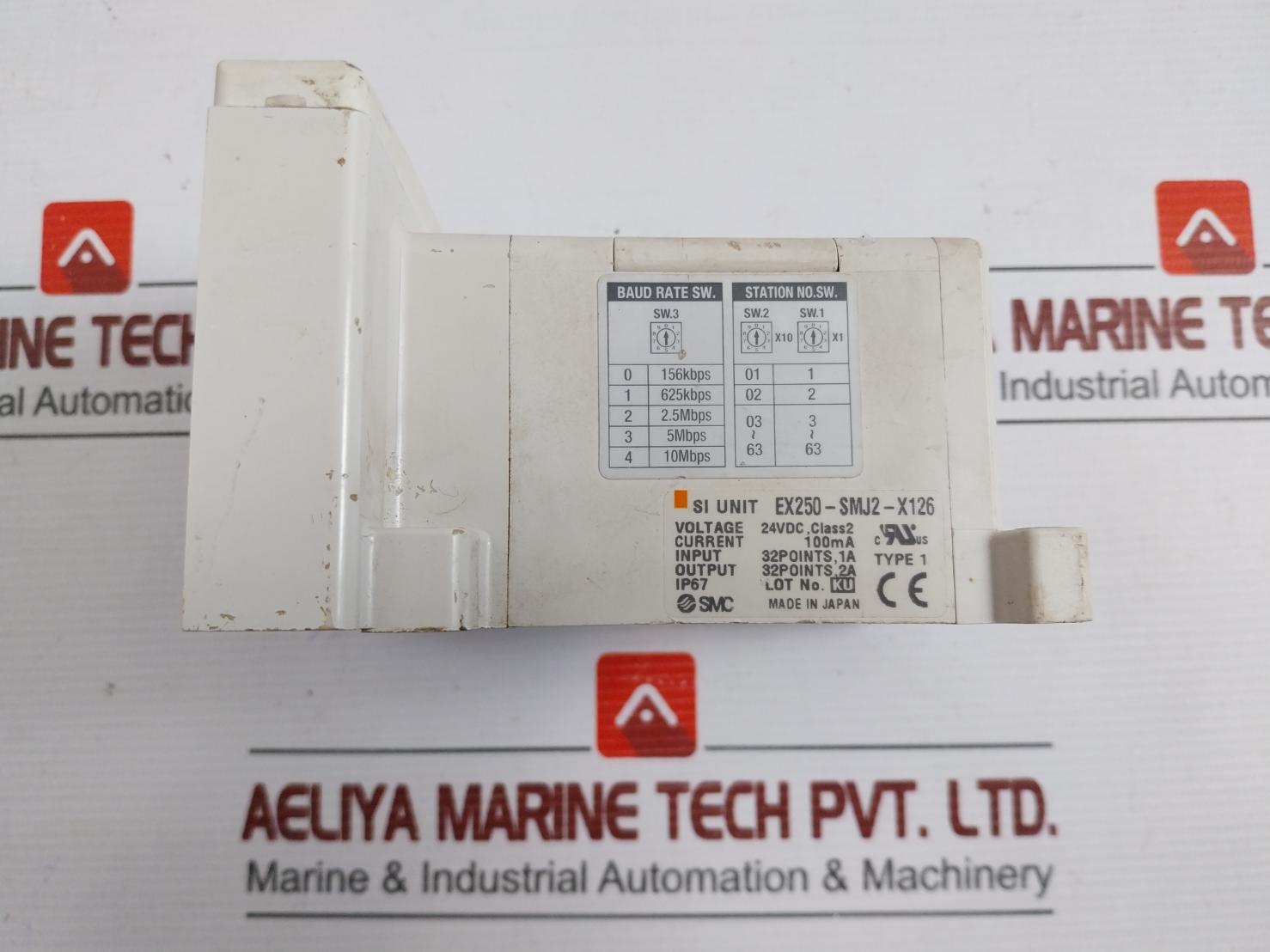 Smc Ex250-smj2-x126 Devicenet Interface Module 24Vdc