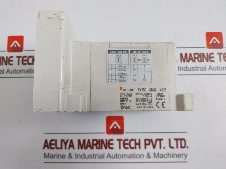 Smc Ex250-smj2-x126 Devicenet Interface Module 24Vdc