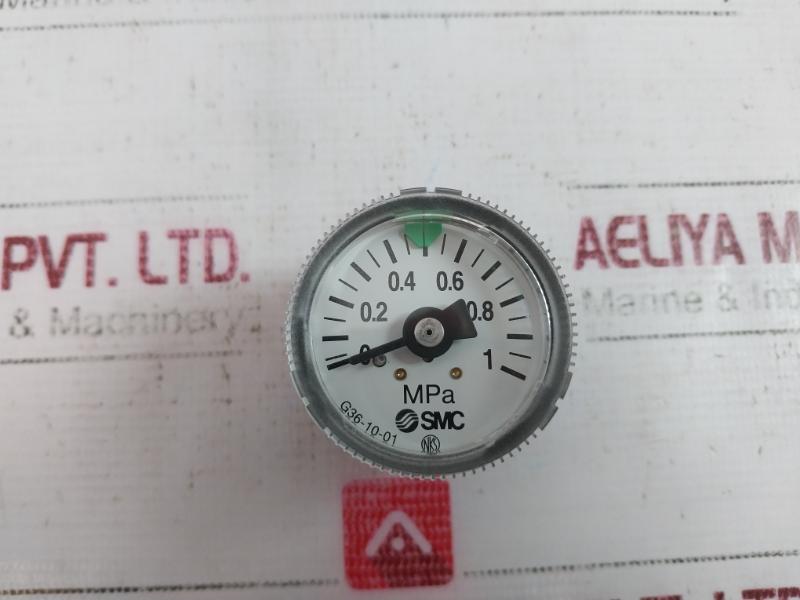 Smc G36-10-01 Pressure Gauge 0-1 Mpa