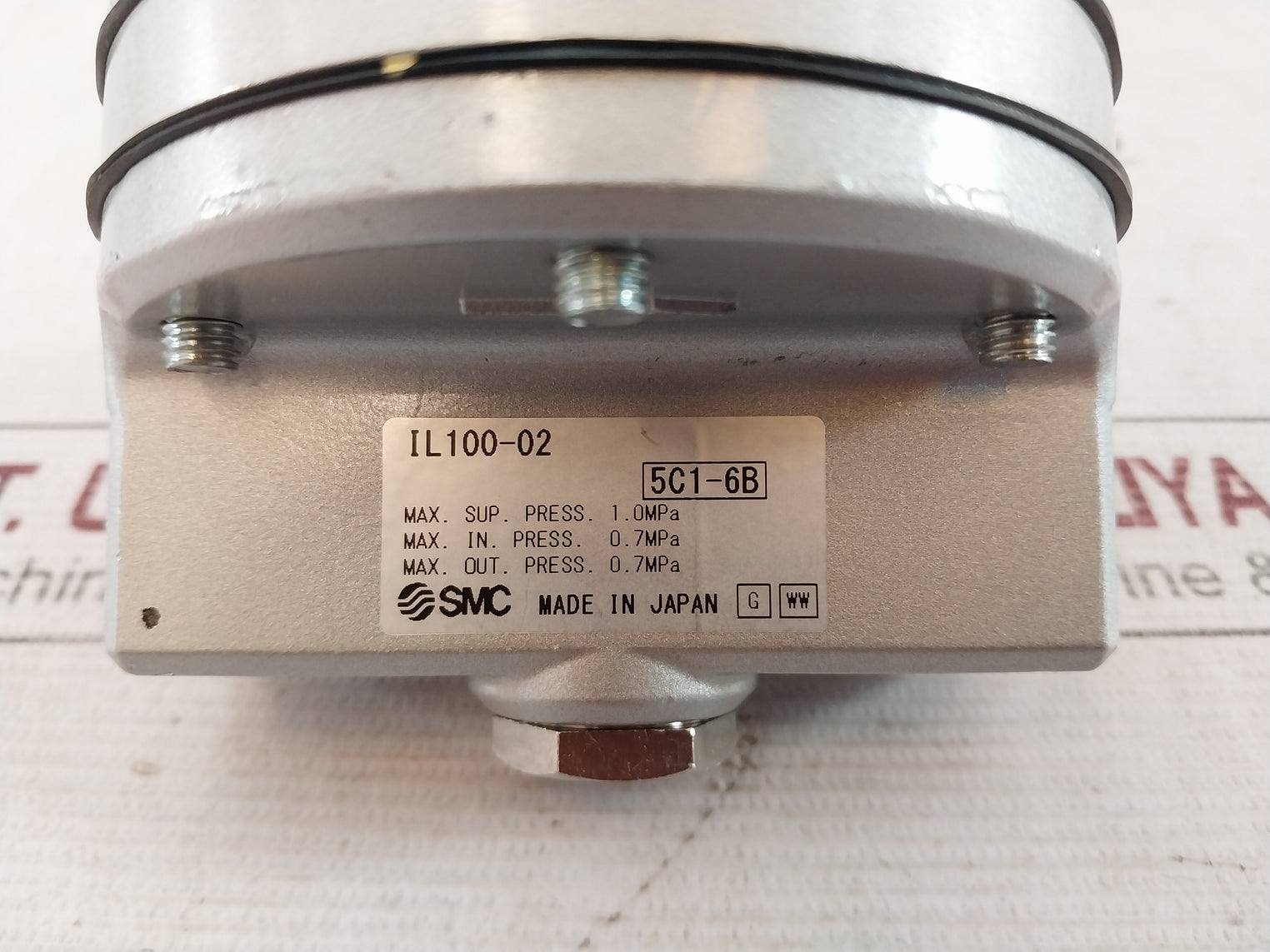 Smc Il100-02 Speed Increase Relay 1/4 Inch Pt 1.0 Mpa Max Supply Pressure
