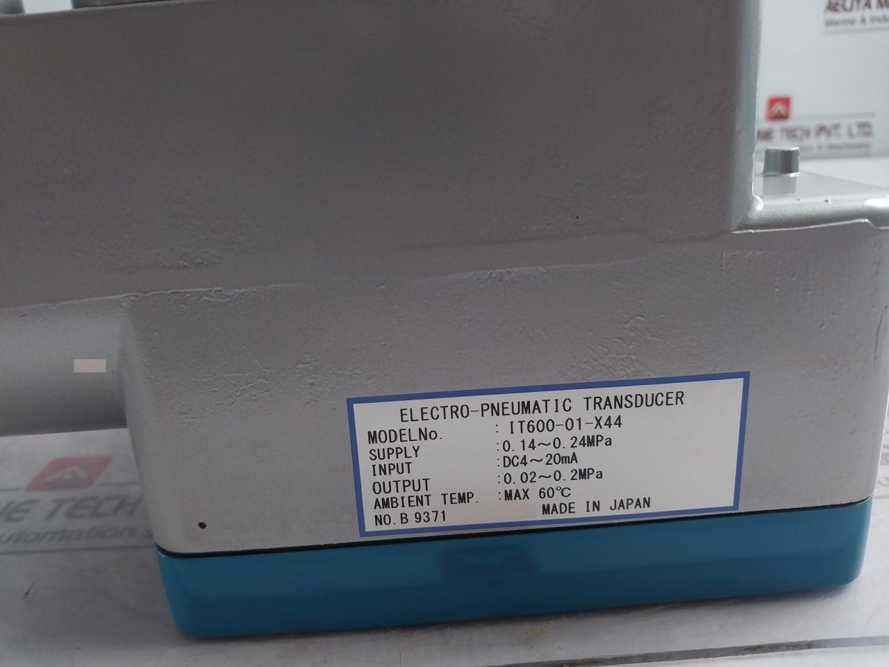 Smc It600-01-x44 Electro-pneumatic Transducer 0.14-0.24Mpa Max 60°C 1H