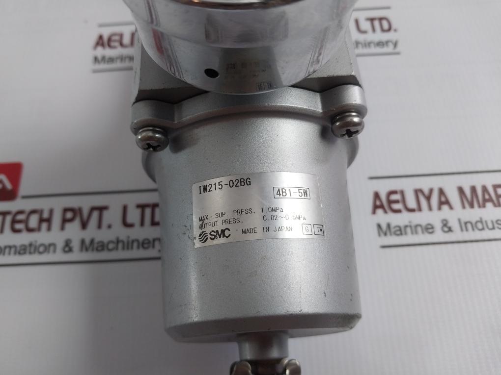 Smc Iw215-02Bg Filter Regulator 4B1-5W 0.02-0.5Mpa 0-0.7 Mpa