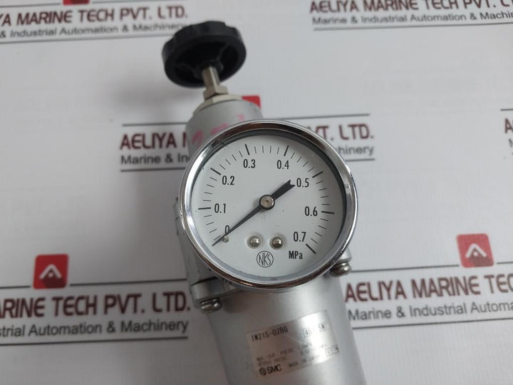 Smc Iw215-02Bg Filter Regulator 4B1-5W 0.02-0.5Mpa 0-0.7 Mpa