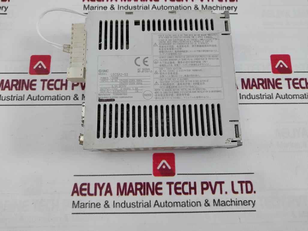 Smc Lecsa2-s3 Ac Servo Motor Driver 200W 2.4A Dc24V Tc300A607G52 (Not Working)