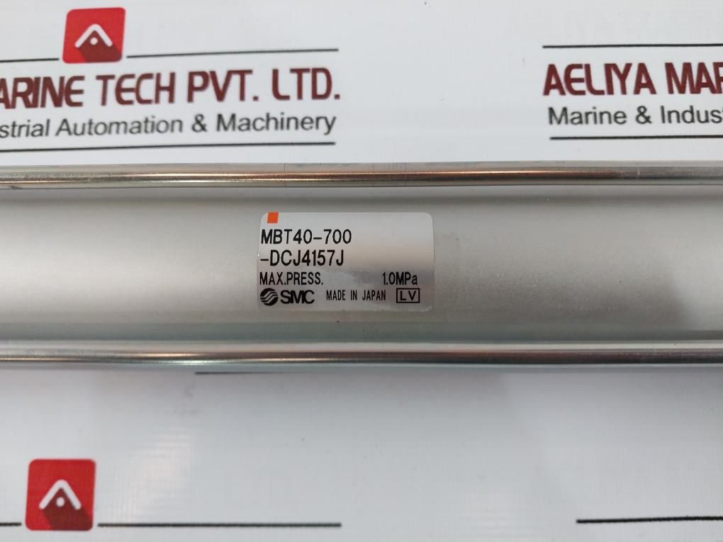 Smc Mbt40-700-dcj4157J Tie-rod Pneumatic Cylinder 1.0 Mpa Max Pressure 40Mm Bore Diameter 700Mm Stroke Length