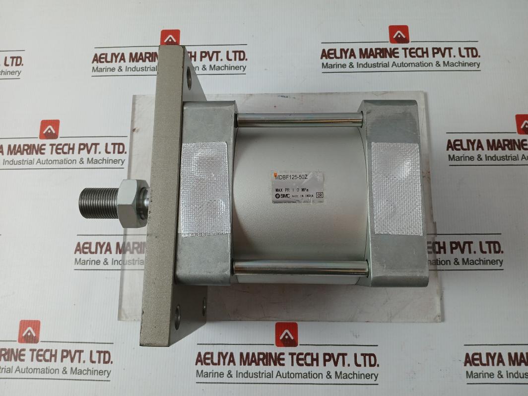Smc Mdbf125-50Z Double-acting Pneumatic Cylinder Max Pr 1.0 Mpa