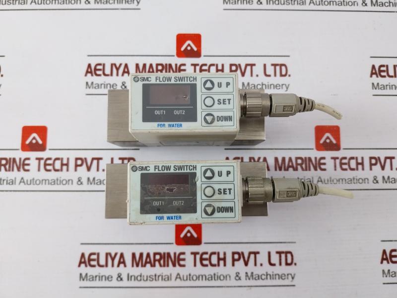 Smc Pf2w704-03-27 Digital Flow Switch For Water 12-24vdc