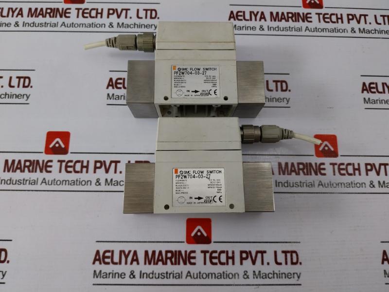 Smc Pf2w704-03-27 Digital Flow Switch For Water 12-24vdc