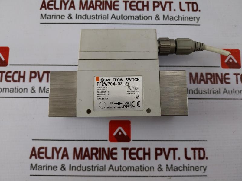 Smc Pf2w704-03-27 Digital Flow Switch For Water 12-24vdc