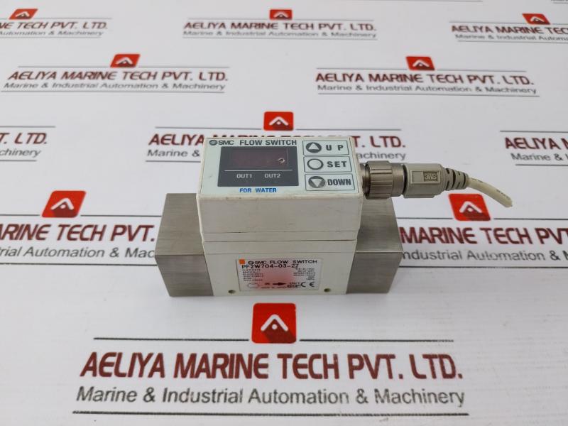 Smc Pf2w704-03-27 Digital Flow Switch For Water 12-24vdc