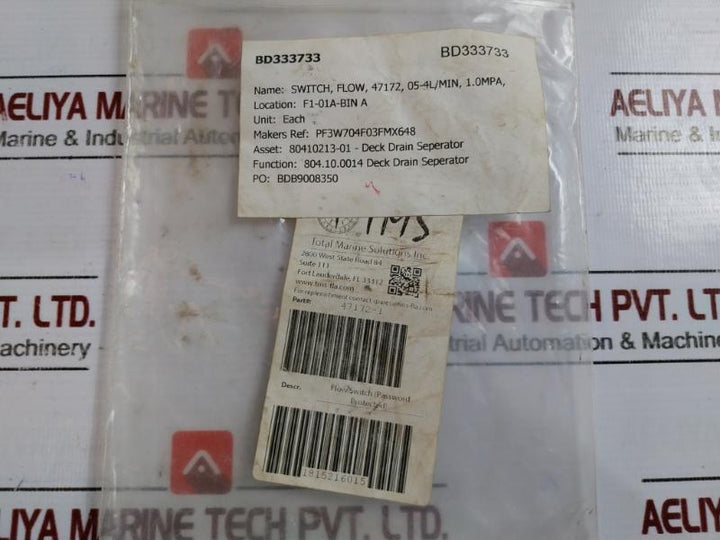 Smc Pf3W704-f03-f-m-x648 Digital Flow Switch Set Dc12-24V