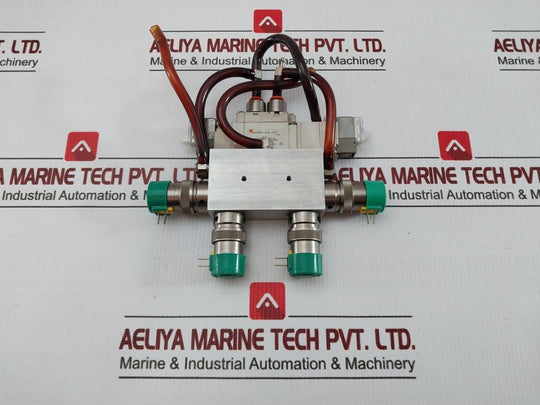 Smc Ported Pneumatic Solenoid Valve 24Vdc Sy5320-5Lz-n7T-f2