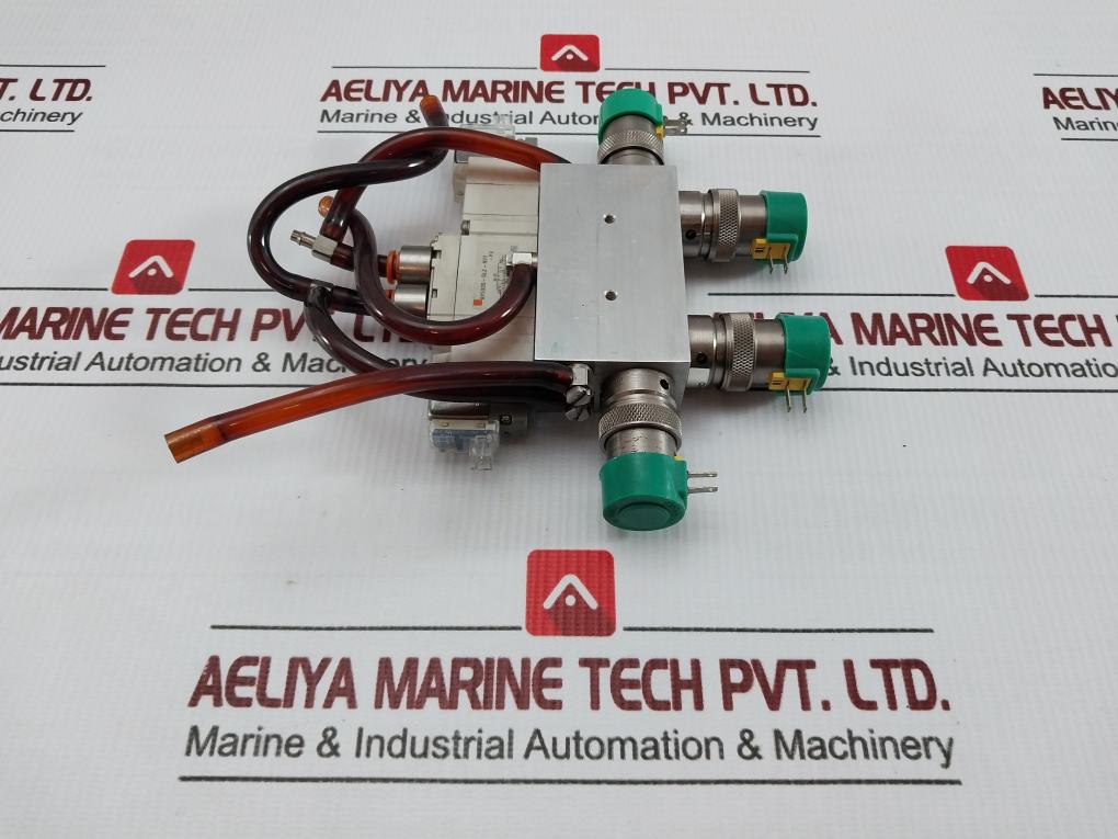 Smc Ported Pneumatic Solenoid Valve 24Vdc Sy5320-5Lz-n7T-f2