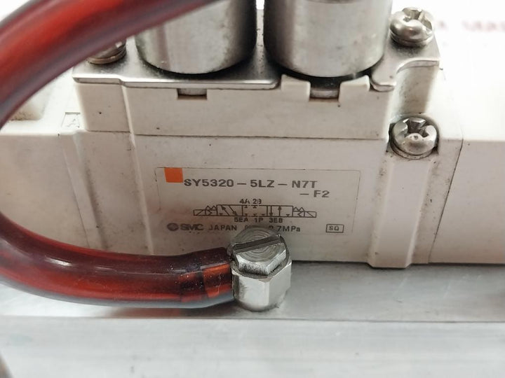 Smc Ported Pneumatic Solenoid Valve 24Vdc Sy5320-5Lz-n7T-f2