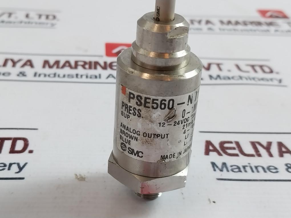 Smc Pse560-n01-28 Pressure Sensor Class 2 12/24vdc