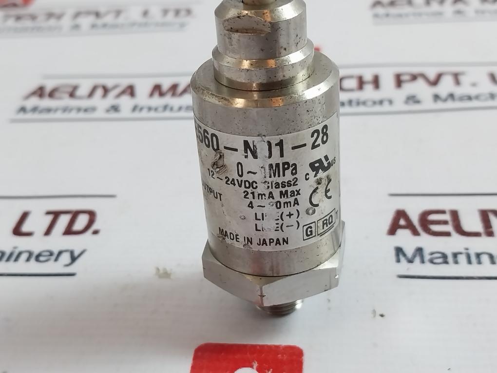 Smc Pse560-n01-28 Pressure Sensor Class 2 12/24vdc