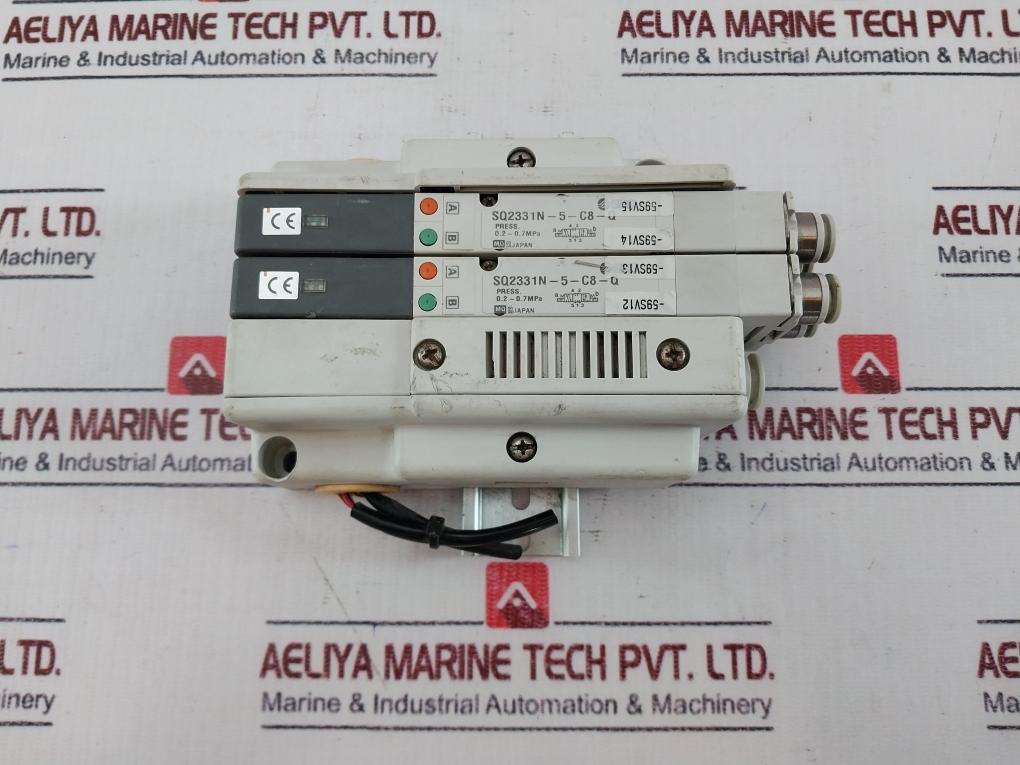 Smc Sq2331N-5-c8-q Pneumatic Solenoid Valve 0.2~0.7 Mpa