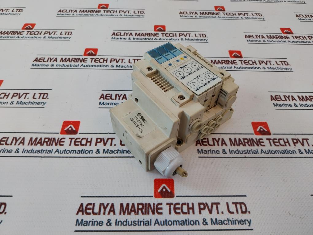 Smc Ss5Y31-01W183/ Sy3A00-5U1 Pneumatic Solenoid Valve 1M-5792 684100-122