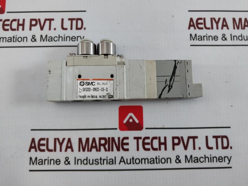 Smc Sx5220-5Moz-c6-q Solenoid Valve 0.1-0.7Mpa M/707 24Vdc
