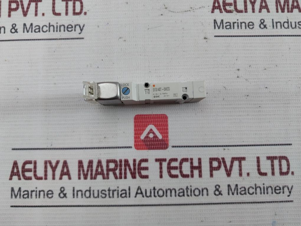 Smc Sy3140T-5Mzd Solenoid Valve 24 Vdc 0.15-0.7 Mpa