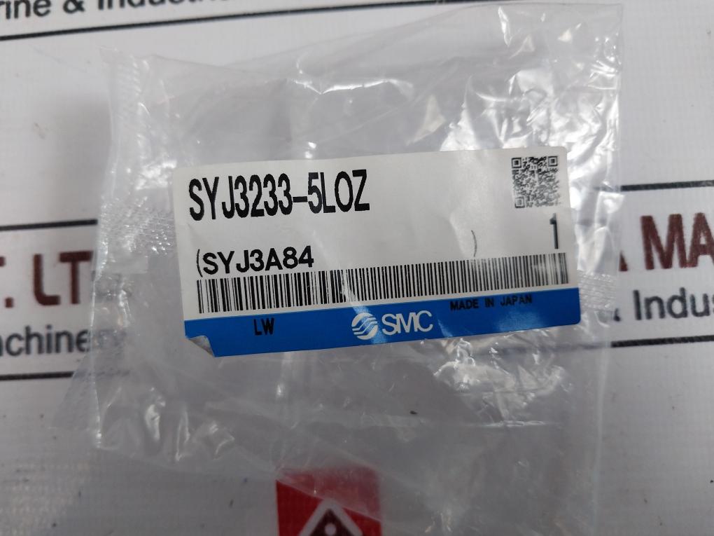 SMC SY3340-5LOZ Double Solenoid Valve 5-Port 3-Position, 24VDC Coil, 0.2-0.7MPa