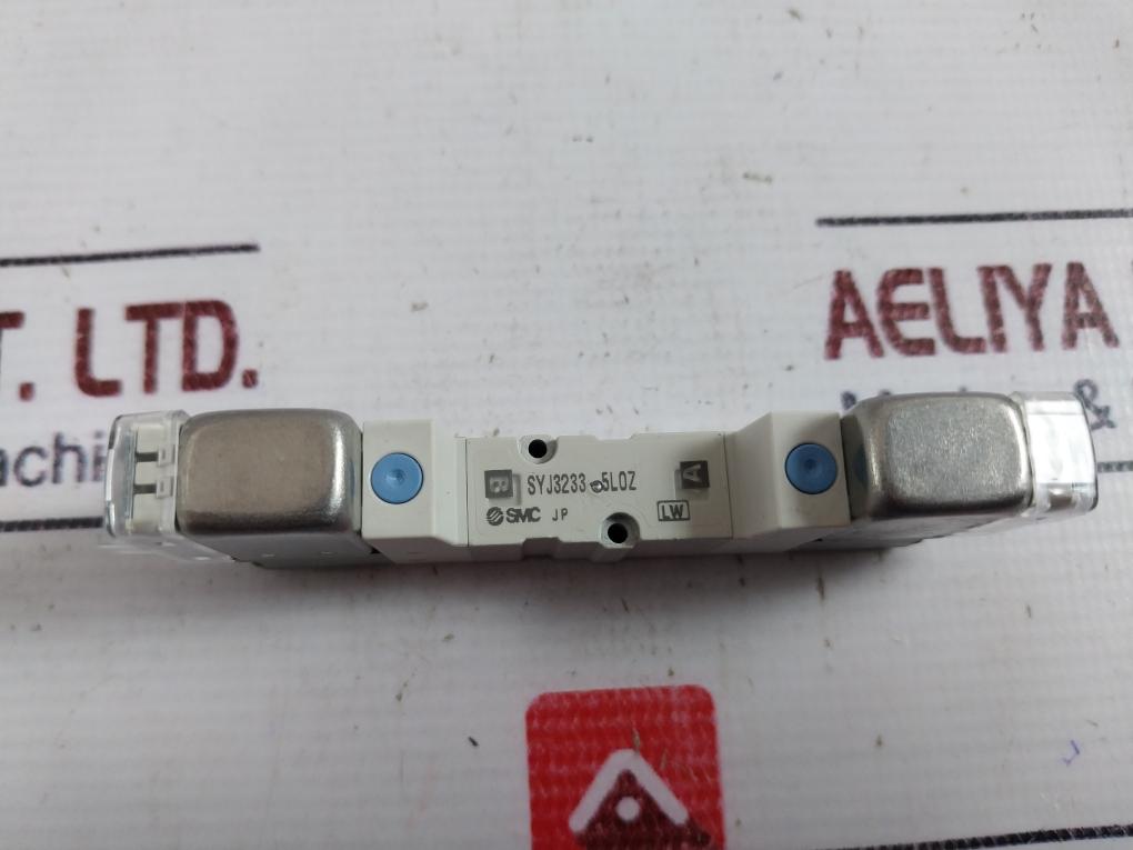 SMC SY3340-5LOZ Double Solenoid Valve 5-Port 3-Position, 24VDC Coil, 0.2-0.7MPa