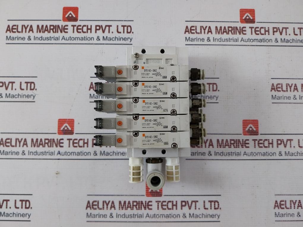 Smc Sy5000 Solenoid Valve 24Vdc Sy5140-5Mz Ss5Y5-bgg01 0.15~0.7Mpa