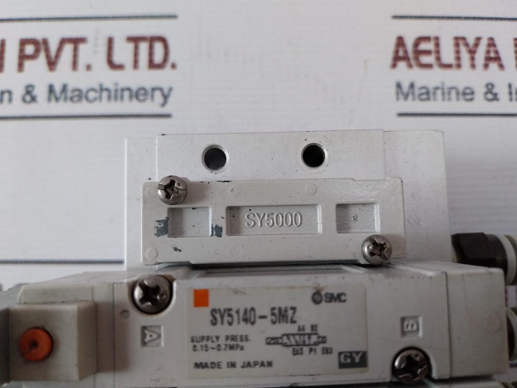 Smc Sy5000 Solenoid Valve 24Vdc Sy5140-5Mz Ss5Y5-bgg01 0.15~0.7Mpa