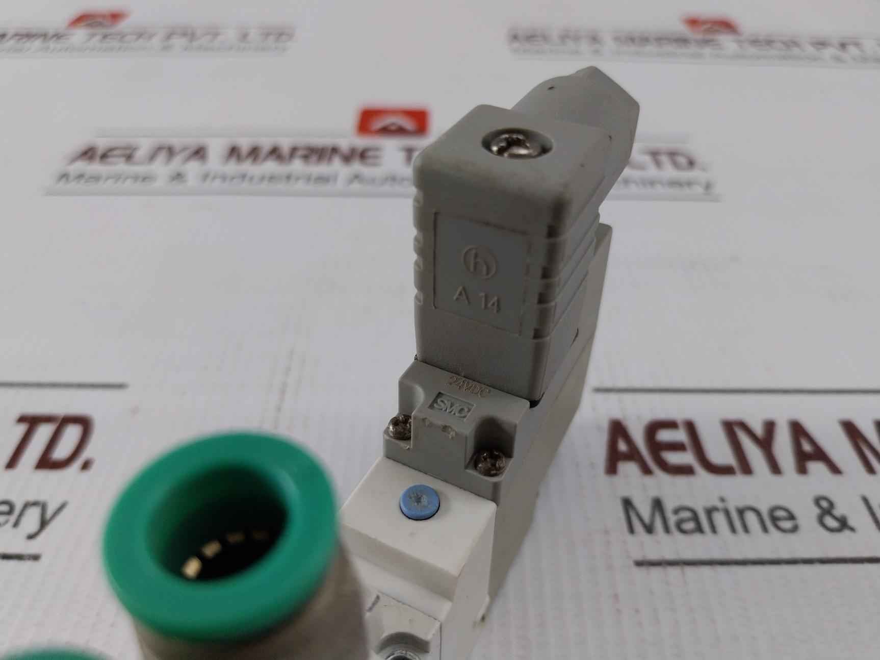Smc Sy5120-5D-01 Solenoid Valve 24Vdc Hirschmann 0.7Mpa