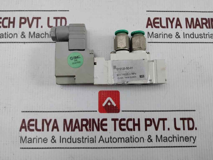 Smc Sy5120-5D-01 Solenoid Valve Max Pressure 0.7 Mpa