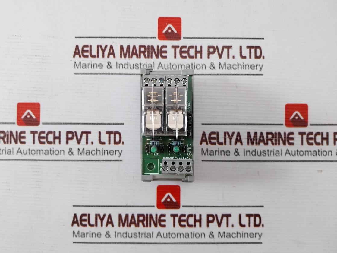 Smc Ud02Wf-1C (Blr) Relay Module G2R-1 24Vdc 120Vac 10A 250Vac 30Vdc