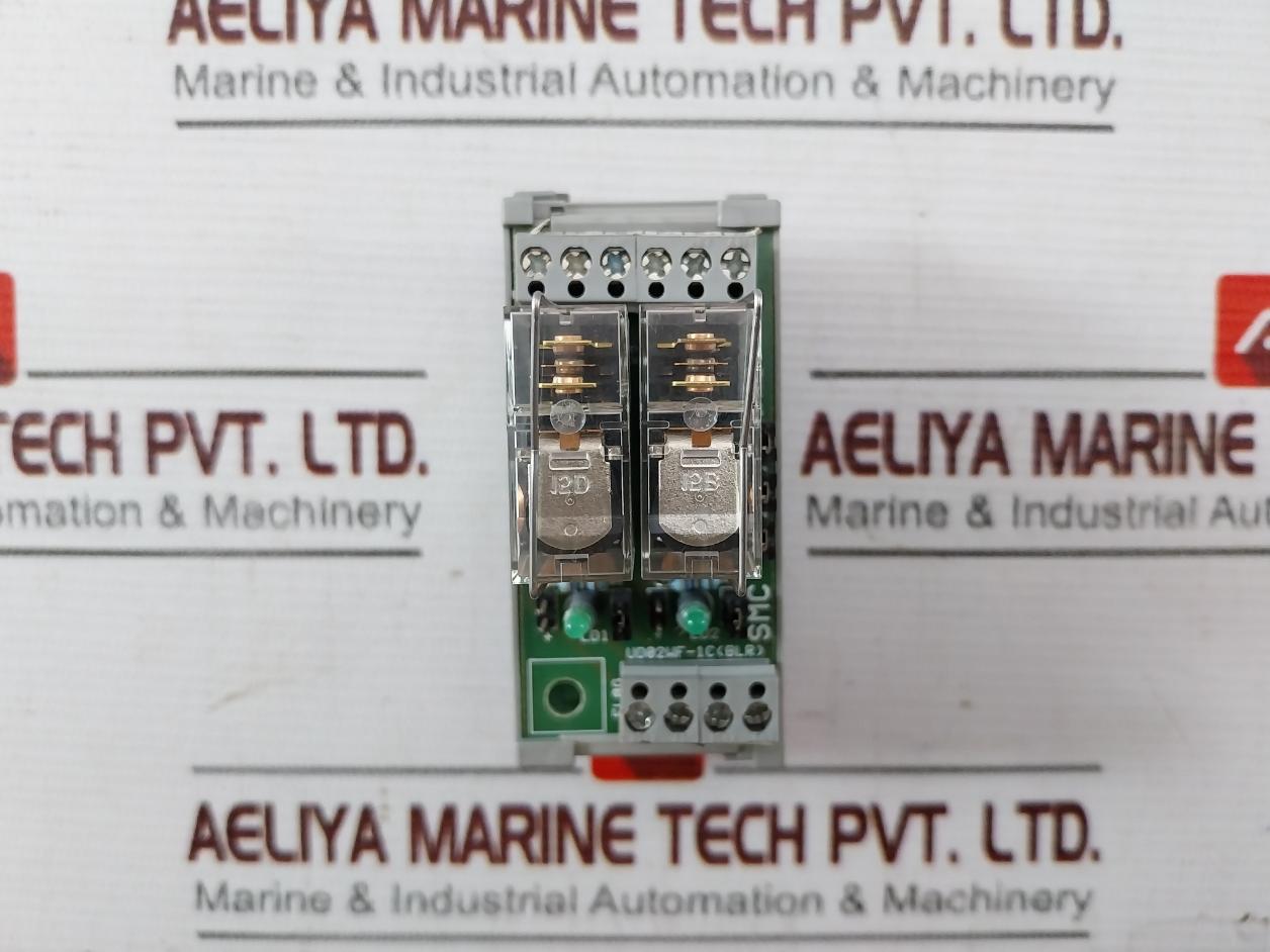 Smc Ud02Wf-1C (Blr) Relay Module G2R-1 24Vdc 120Vac 10A 250Vac 30Vdc