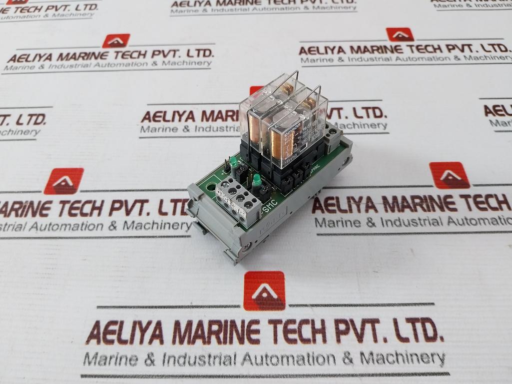 Smc Ud02Wf-1C (Blr) Relay Module G2R-1 24Vdc 120Vac 10A 250Vac 30Vdc