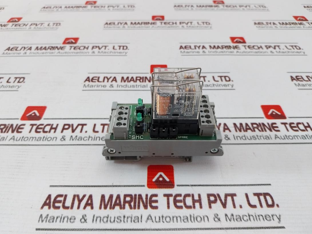 Smc Ud02Wf-1C (Blr) Relay Module G2R-1 24Vdc 120Vac 10A 250Vac 30Vdc