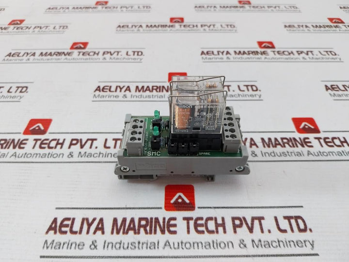 Smc Ud02Wf-1C (Blr) Relay Module G2R-1 24Vdc 120Vac 10A 250Vac 30Vdc