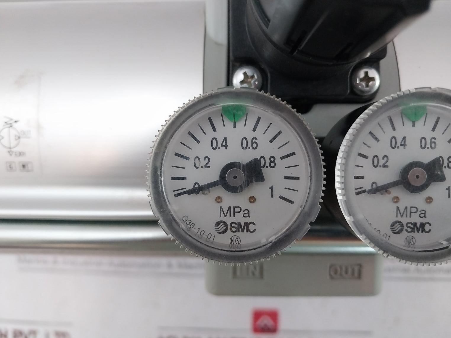 Smc Vba40A-04Gn Pneumatic Regulator