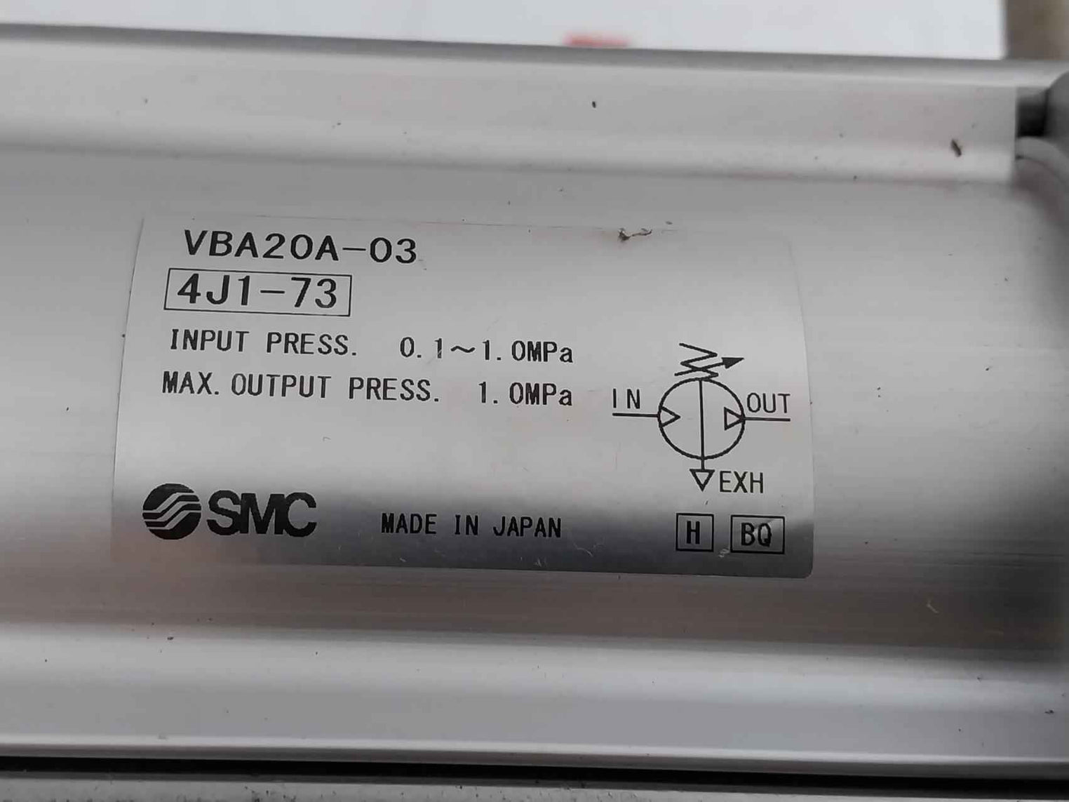 Smc Vbat10S1 Air Tank With Booster Regulator 2.0Mpa Sus316 Vba20A-03Gn 4J1-73